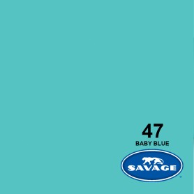 Fondo papel Savage 1,35m x 11m (53" x 36') - 47 Baby Blue