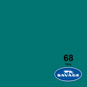 Fondo papel Savage 1,35m x 11m (53" x 36') - 68 Teal - Verde Azulado