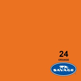 Fondo papel Savage 2,72m x 11m (107" x 36') - 24 Orange - Naranja