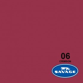 Fondo papel Savage 1,35m x 11m (53" x 36') - 6 Crimson - Carmesí