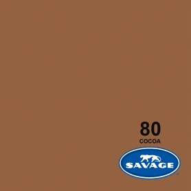 Fondo papel Savage 1,35m x 11m (53" x 36') - 80 Cocoa - Cacao