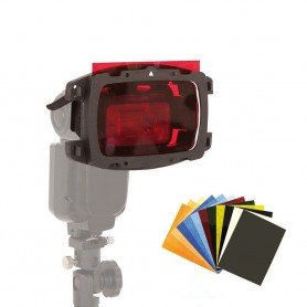 Manfrotto Strobo - Gel Starter Kit - Directo a unidad de flash