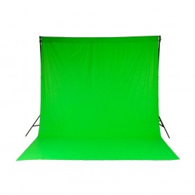 Manfrotto Chromakey - fondo cortina tela 3m x 3.5m (10' x 12') Verde