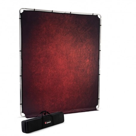 Manfrotto EzyFrame fondo Vintage 2 x 2,3m (6'7" x 7'5") Crimson