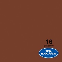 Fondo papel Savage 2,72m x 11m (107" x 36') - 16 Chestnut - Castaña